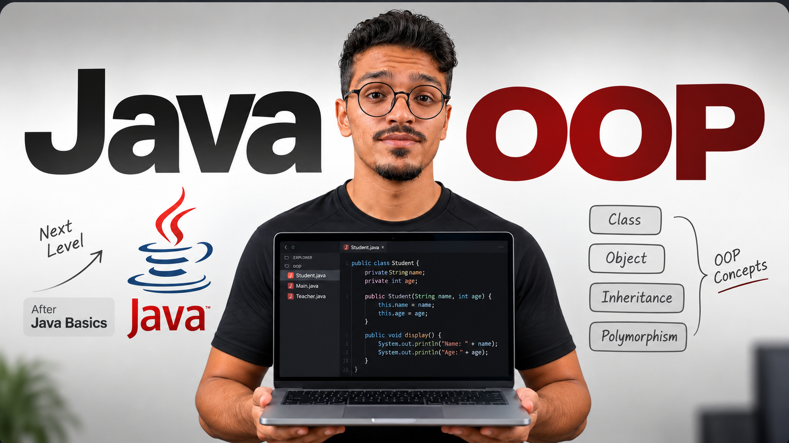 البرمجة الكائنية (OOP) بلغة Java من الصفر للاحتراف