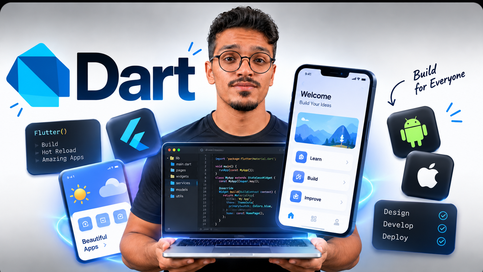 أساسيات Dart من الصفر لـ OOP | أول خطوة لـ Flutter